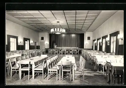 AK Lawalde /Oberlausitz, Innenansicht, Konsum-Gaststätte Kretscham, FDGB-Vertragsheim