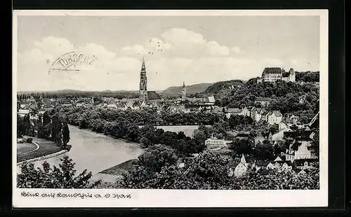 AK Landshut, Ortsansicht an der Isar