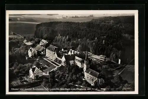 AK Leutkirch, Kloster und Institut Bonlanden vom Flugzeug aus gesehen