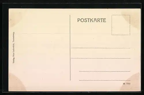 AK Tautenburg i. Thür., Ortsansicht mit Umland