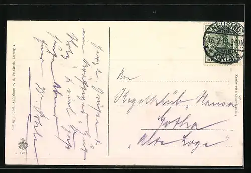 AK Neustadt, Strassenpartie am Schlossplatz