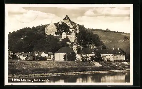 AK Schweinfurt, Blick aufs Schloss Mainberg