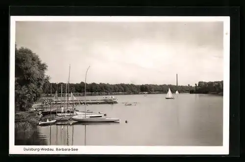 AK Duisburg-Wedau, Segeln auf dem Barbara-See