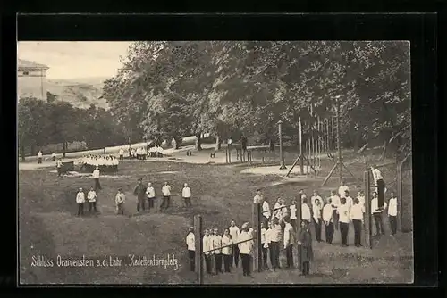 AK Oranienstein a. d. Lahn, Schloss, Kadettenturnplatz