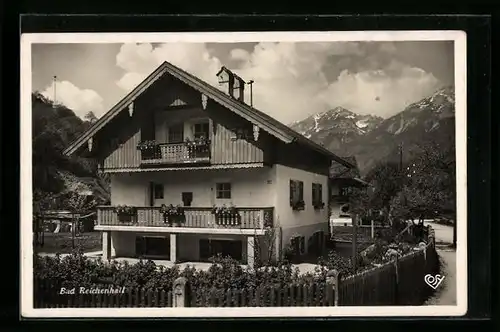 AK Bad Reichenhall, Gasthaus Landhaus Auer neben Predigtstuhlbahn