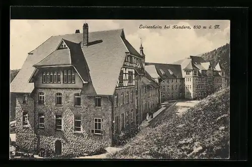 AK Kandern, Blick aufs Luisenheim