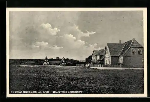 AK Pelzerhaken / Holstein, Strandvillen am Helenenbad