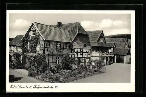 AK Balve /Sauerland, Lebensmittel Franz Cordes, Hoffmeisterstr. 105