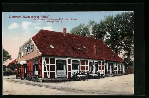 AK Dorfmark /Lüneburger Heide, Gasthaus zum Hamburger Hof Heinrich Tödter