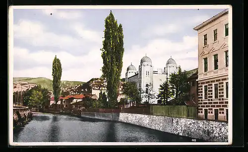 AK Sarajewo, Der jüdisch-spanolische Tempel, Synagoge
