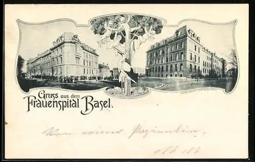 AK Basel, Frauenspital, Mehrfachansichten