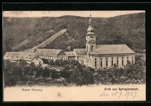 AK Springiersbach, Hotel Nicolay