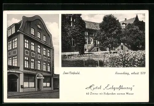 AK Leer /Ostfrsld., Hotel Erbgrossherzog, Hanenburg
