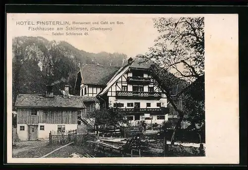 AK Fischhausen am Schliersee /Oberbayern, Hotel Finsterlin