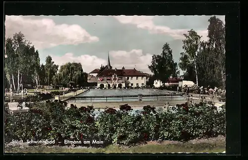 AK Eltmann am Main, Städt. Schwimbad bei Schönwetter