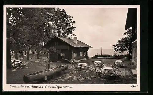AK Hohenbogen, Forst- und Unterkunftshaus auf dem Berg