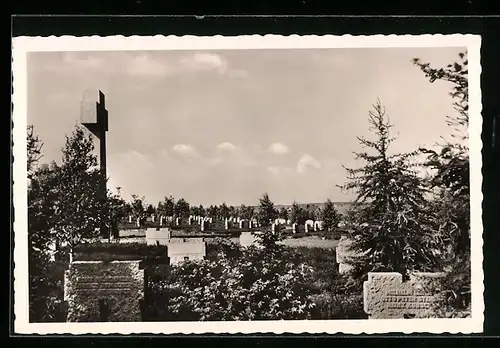 AK Hürtgen, Blick in den Ehrenfriedhof