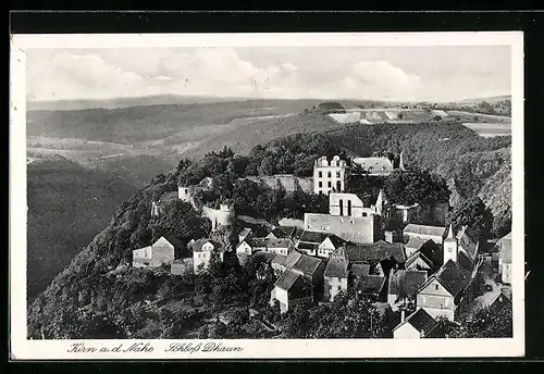 AK Kirn a. d. Nahe, Schloss Dhaun mit Umland