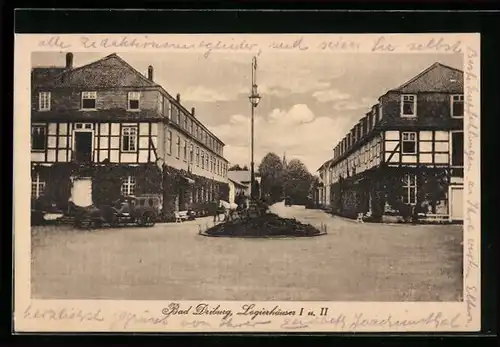 AK Bad Driburg, Partie an den Logierhäusern I und II