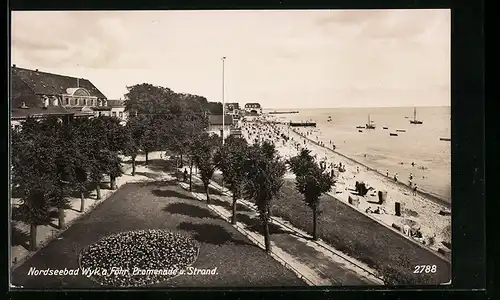 AK Wyk a. Föhr, Promenade und Strand