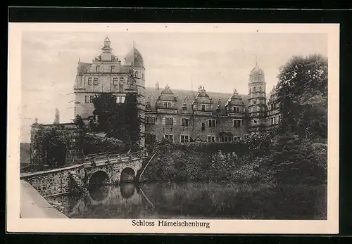 AK Hämelschenburg, Ansicht vom Schloss