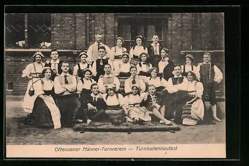 AK Ottensen, Ottenser Männer-Turnverein, Turnhallenbaufest, Gruppenfoto