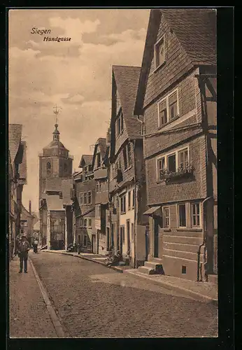 AK Siegen, Blick in die Hundgasse