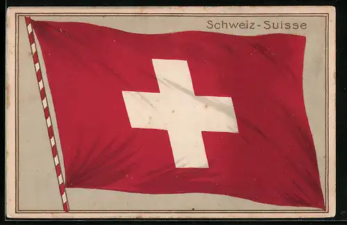 AK Schweiz, Die Schweizer Flagge