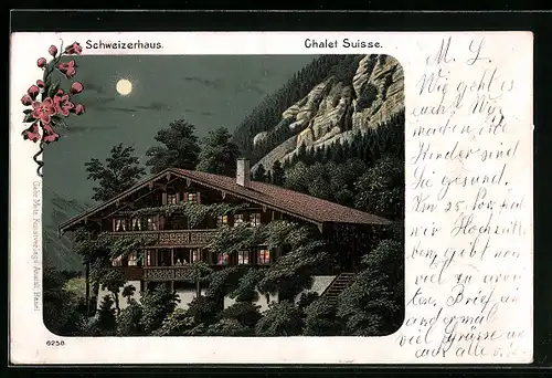 Lithographie Schweiz, Ein Schweizerhaus