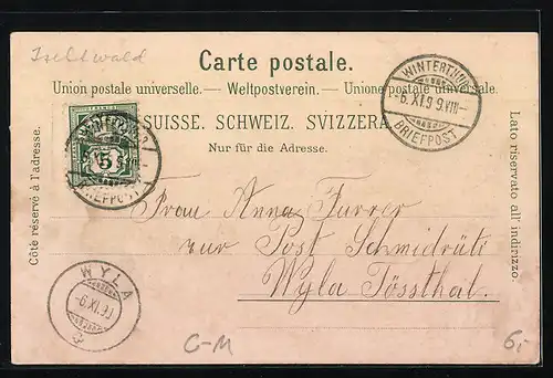 Lithographie Schweiz, Ein Schweizerhaus