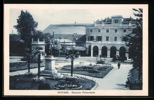 AK Novara, Stazione Ferroviaria, Bahnhof