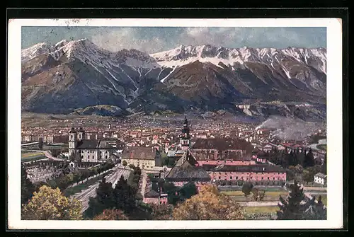 AK Innsbruck, Teilansicht gegen Norden
