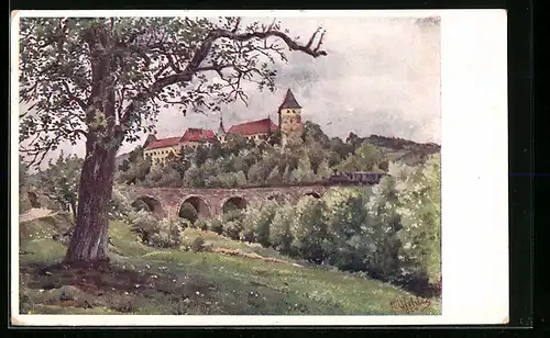 AK Deutscher Schulverein Nr. 1634: Hartberg /Stmk., Schloss Thalberg