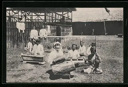 AK Indonesische Musiker beim Konzert