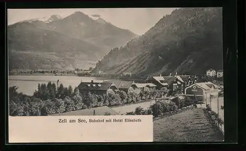 AK Zell am See, Blick zum Ort