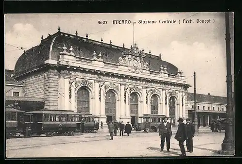 AK Milano, Stazione Centrale, Bahnhof