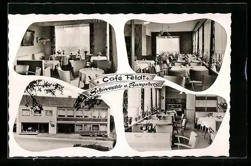 AK Schönwalde am Bungsberg, Café Feldt, Inh. Otto Feldt