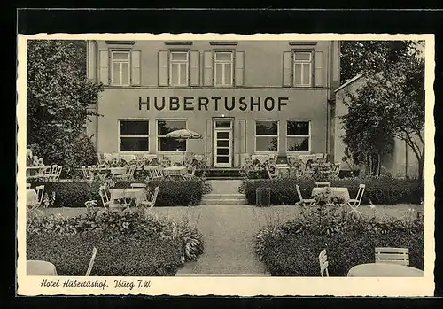 AK Bad Iburg, Hotel Hubertushof am Schlosseingang