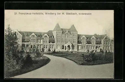 AK Windberg b. M. Gladbach, St. Franziskus-Heilstätte (Vorderansicht)