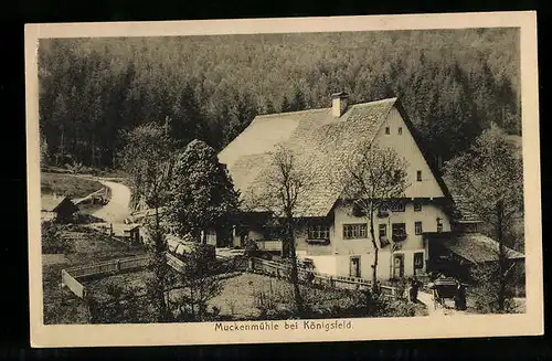 AK Königsfeld, Blick auf die Muckenmühle