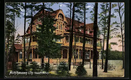 AK Mühlhausen i. Th., Gasthaus Waldfrieden