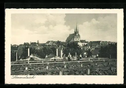 AK Lommatzsch, Ortspartie