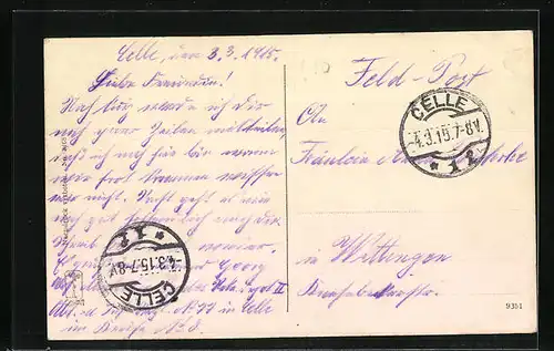 AK Celle, Infanterie-Kaserne