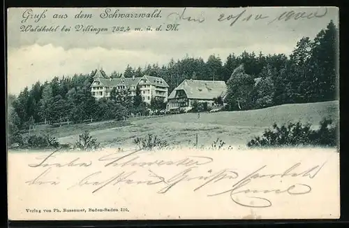 AK Villingen /Schwarzwald, Waldhotel