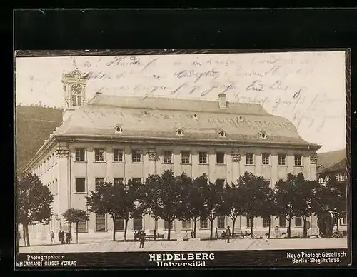 Foto-AK NPG Nr. 354: Heidelberg, Universität