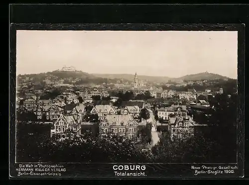 Foto-AK NPG Nr. 1331: Coburg, Totalansicht