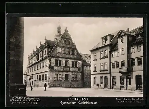 Foto-AK NPG Nr. 1333: Coburg, Gymnasium Casimirianeum
