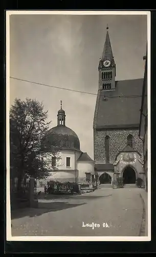 AK Laufen, /Obb., Stiftskirche und Michaelskapelle