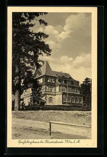 AK Friedrichroda, Hotel und Pension Spiessberghaus von Ph. Glaser