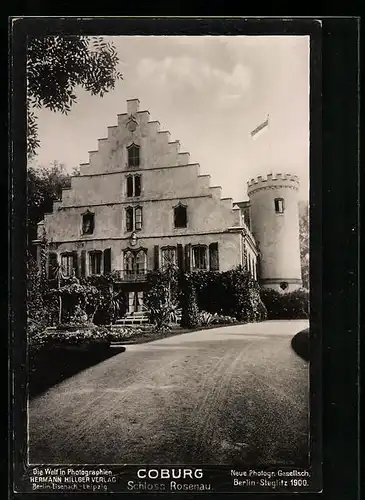 Foto-AK NPG Nr. 1337: Coburg, Schloss Rosenau